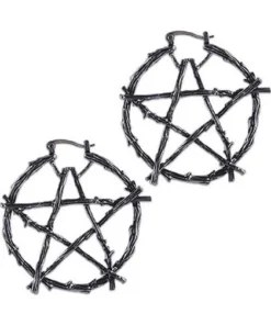 Discount 😀 RESTYLE 💀 Halloween Branch Pentagram | EARRINGS 🤩