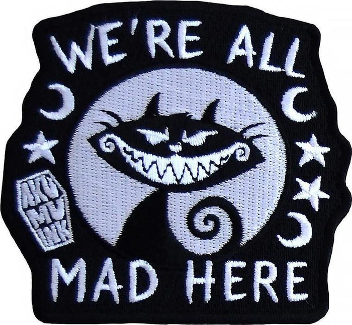Buy ๐ฅ AKUMU INK Alice In Wonderland We're All Mad Here | PATCH โ๏ธ 3 Buy ๐ฅ AKUMU INK Alice In Wonderland We're All Mad Here | PATCH โ๏ธ