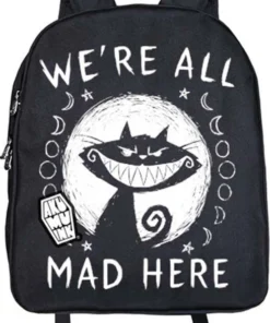 Best Sale ✨ AKUMU INK Cats We're All Mad Here | RPET 🎒 BACKPACK 🔥