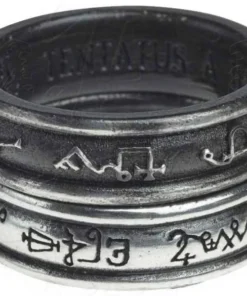 Top 10 ✨ ALCHEMY GOTHIC Mens Accessories Demon Black & White Angel | RING` ❤️