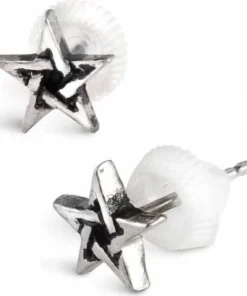 Cheapest โ๏ธ ALCHEMY GOTHIC Pentacles & Pentagrams Pentagram | EAR STUDS ๐งจ
