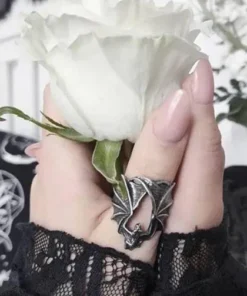 Budget 🌟 ALCHEMY GOTHIC Bats Stealth | RING 😀 -Alternative Accessories Elegant Store alchemy gothic stealth ring 6 700x700