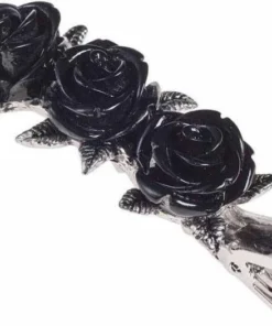 Deals 💯 ALCHEMY GOTHIC All Wild Black Rose | HAIR SLIDE* 🎁 -Alternative Accessories Elegant Store alchemy gothic wild black rose hair slide 3 9a5704ba 5541 4831 9c24 e03ef57a29d5 700x700