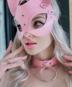 Outlet ✨ HELLBOUND Cats Bakeneko [Pink] | MASK 👏