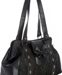 Hot Sale 🔥 BANNED ALTERNATIVE All Maplesage [Black] | 👜 HANDBAG 🧨 -Alternative Accessories Elegant Store banned apparel maplesage black handbag 2 0be287cf a816 4f55 a163 24180646180a 700x700