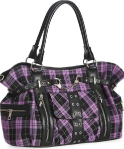 Buy 😉 BANNED ALTERNATIVE All Rise Up [Purple Tartan] | BAG 😍 -Alternative Accessories Elegant Store banned apparel rise up purple tartan bag 2 cd791a0b b3da 4b7a b1e0 85cb9f270cfa 700x700