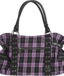 Buy 😉 BANNED ALTERNATIVE All Rise Up [Purple Tartan] | BAG 😍 -Alternative Accessories Elegant Store banned apparel rise up purple tartan bag 4 43f0d270 d972 48c3 a8ba 1ed63e969d33 700x700