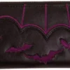 Promo ⭐ BANNED ALTERNATIVE Bats Salem Bat [Purple/Black] | WALLET 😀 -Alternative Accessories Elegant Store banned apparel salem bat purple black wallet 700x700