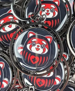 Promo 😍 BESERK CLOTHING All Daruma | SPINNING KEYCHAIN 💯