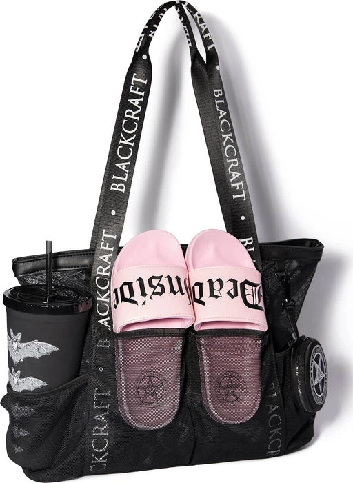 New ⌛ BLACKCRAFT Diaper Bags BCC Mesh Beach | TOTE BAG ❤️ 5 New ⌛ BLACKCRAFT Diaper Bags BCC Mesh Beach | TOTE BAG ❤️ - Image 3