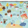 Best deal 😀 BLUE Q All Cute Lil Mushroom | ZIP POUCH 😉