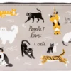 Buy 😍 BLUE Q People I Love: Cats | ZIPPER POUCH 👍
