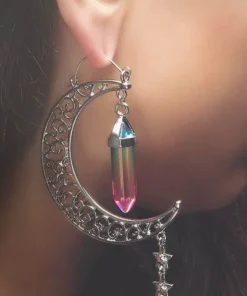 Best reviews of ๐ BODYVIBE The Moon Another Galaxy | PLUG HOOP EARRINGS ๐ฅ