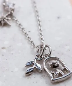 Best reviews of ⌛ DISNEY X SHORT STORY Disney Beauty & The Beast [Silver] | NECKLACE ⭐