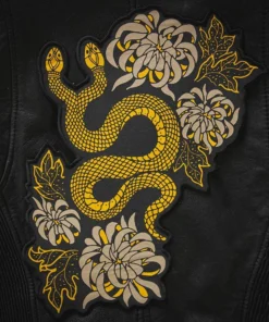 Best deal 🎉 ECTOGASM Mens Accessories Snake & Chrysanthemum | BACK PATCH 🧨 -Alternative Accessories Elegant Store ectogasm snake chrysanthemum back patch 4 506429ec 2bf2 41d8 b1db b546bfba4745 700x700