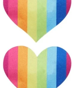 Deals 🔥 FEVER Cosplay Rainbow Heart | NIPPLE PASTIES 💯