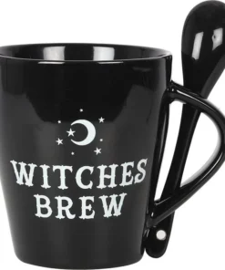 Wholesale 🧨 GOTHIC GIFTS Gothic Homewares Witches Brew | MUG & SPOON SET 🔥 -Alternative Accessories Elegant Store gothic gifts witches brew mug spoon set 1 00b4bd74 f67b 4de3 a2fc 3eff14e620a7 700x700