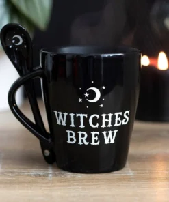 Wholesale 🧨 GOTHIC GIFTS Gothic Homewares Witches Brew | MUG & SPOON SET 🔥 -Alternative Accessories Elegant Store gothic gifts witches brew mug spoon set 4 1c603f8c e870 4571 aacb 99ac5a4f5f3d 700x700