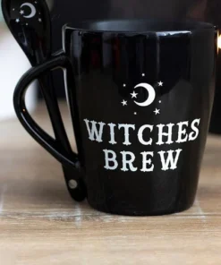 Wholesale ๐งจ GOTHIC GIFTS Gothic Homewares Witches Brew | MUG & SPOON SET ๐ฅ