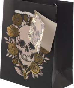 Best reviews of 👏 HOMEWARES Metallic Skulls And Roses [Small] | GIFT BAG 😀