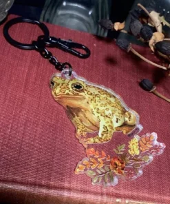 New 👍 HOUSE OF HEX All Ophelia The Toad | KEYCHAIN ✔️ -Alternative Accessories Elegant Store house of hex frog keychain 4 76868a15 d9d2 4db6 a31b ab26f7b95e16 700x700