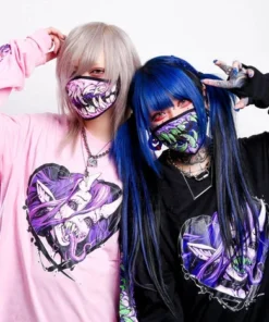 Brand new 🔥 INVASION CLUB Anime & Manga 👧 Girls And Gore [Pink] | F*CK CORONA MASK 👍 -Alternative Accessories Elegant Store invasion club girls and gore pink fck corona mask 6 cf04e4f2 7f54 471d a284 168c29fd9ba8 700x700