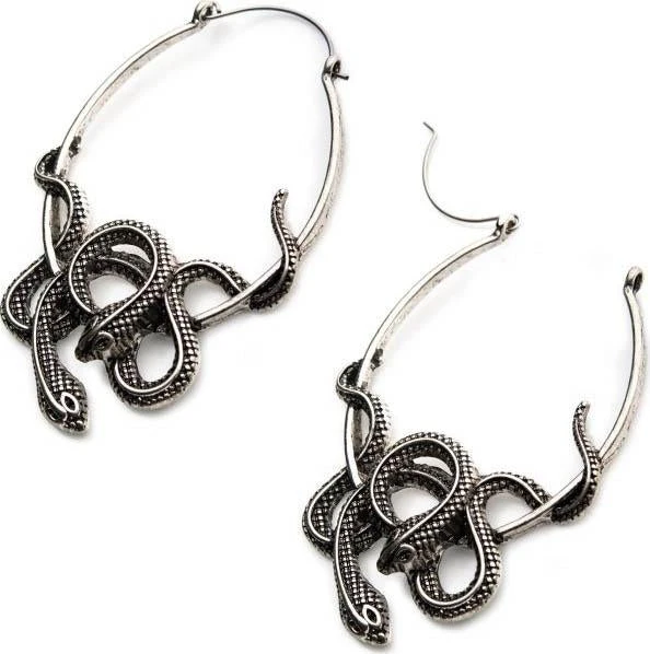 New ❤️ BODYVIBE All Twin Cobra | PLUG HOOP EARRINGS ⌛ 4 New ❤️ BODYVIBE All Twin Cobra | PLUG HOOP EARRINGS ⌛ - Image 2