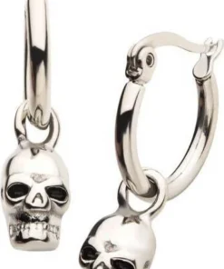 Promo 🔔 BODYVIBE Punky Colour Skull [Stainless Steel] | EARRINGS ✨