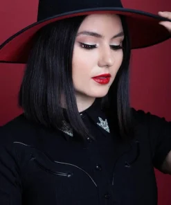 Wholesale 🔔 KATAKOMB All Dracula | WIDE BRIMMED HAT 🔔 -Alternative Accessories Elegant Store katakomb dracula classic hat 3 094711b0 8930 429e ab61 5622133113dd 700x700