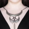 Hot Sale 🔔 KILLSTAR Pentacles & Pentagrams Ancestral Night [Silver] | NECKLACE* 😍
