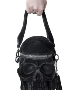 Best deal 😍 KILLSTAR 🦇 Halloween Grave Digger [Black Velvet] | SKULL 👜 HANDBAG" 🌟