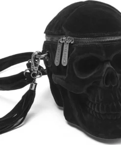 Best deal 😍 KILLSTAR 🦇 Halloween Grave Digger [Black Velvet] | SKULL 👜 HANDBAG" 🌟 -Alternative Accessories Elegant Store killstar grave digger velvet skull handbag 3 Copy a93638c9 d533 4ba6 be68 7726a35330dc 700x700