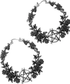 Outlet ✨ KILLSTAR Pentacles & Pentagrams Grimwood | HOOP EARRINGS 🎉 -Alternative Accessories Elegant Store killstar grimwood hoop earrings 1 5c0cb1e0 8563 4543 ad6d 1aa36f77f4ea 700x700