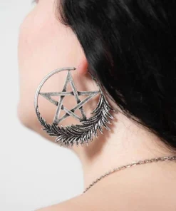 Outlet ๐ KILLSTAR Pentacles & Pentagrams Penta Faune | HOOP EARRINGS* ๐ฅ