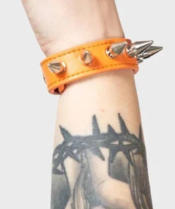 Best deal 🤩 KILLSTAR Mens Accessories Stay Away Spike [Orange] | BRACELET 👍 -Alternative Accessories Elegant Store killstar stay away spike orange bracelet 3 cf6c590c 3166 4270 861d aaf5d36543a3 700x700