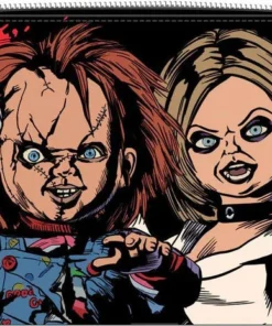 Hot Sale 🎁 LOUNGEFLY Bride Of Chucky: Happy Couple | ZIP PURSE ❤️