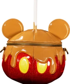 Deals 🧨 LOUNGEFLY Disney: Mickey 🍬 Candy Apple | 3D CROSSBODY BAG 🛒