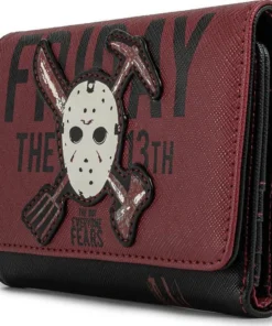 Promo ✨ LOUNGEFLY Friday The 13th | Jason Mask TRIFOLD PURSE* 🌟 -Alternative Accessories Elegant Store loungefly friday the 13th jason mask trifold purse 2 201ea396 b8d3 4031 b99f c12dd0ef6466 700x700