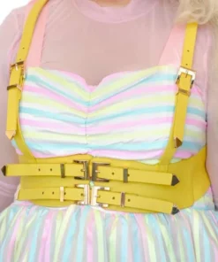 Best deal 🔔 MY VIOLET Kawaii Yellow | ADJUSTABLE HARNESS 🌟