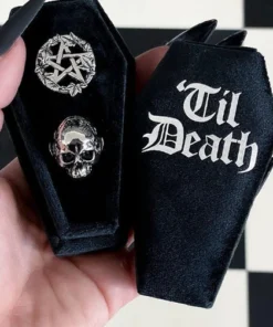 Best reviews of βοΈ MYSTICUM LUNA All Til Death Coffin | RING BOX π