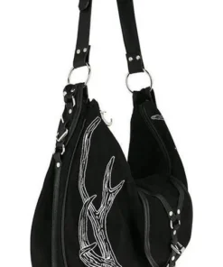 Best reviews of ✔️ RESTYLE All Antlers [Black] | HOBO BAG ✔️ -Alternative Accessories Elegant Store restyle antlers black hobo bag 4 921c791e d995 4b6b a50c 9f0cec86e901 700x700