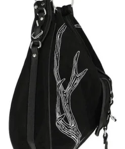 Best reviews of ✔️ RESTYLE All Antlers [Black] | HOBO BAG ✔️ -Alternative Accessories Elegant Store restyle antlers black hobo bag 5 4d11339d a14d 4b2c 8342 b3b2e154291e 700x700