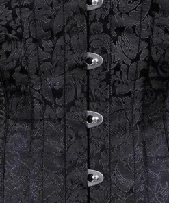 Budget 🤩 RESTYLE Burlesque Black Brocade | UNDERBUST CORSET ⌛ -Alternative Accessories Elegant Store restyle black brocade underbust corset 2 746b0e07 4c1f 411a 8909 30c0c26c0e2a 700x700