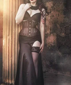 Buy 💯 RESTYLE Burlesque Black Mesh | UNDERBUST CORSET 😉 -Alternative Accessories Elegant Store restyle black mesh underbust corset 8 87d34386 0db6 442a 8997 de17926bedd8 700x700