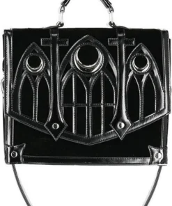 Budget 🧨 RESTYLE The Moon Cathedral Crescent | 👜 HANDBAG 🛒 -Alternative Accessories Elegant Store restyle cathedral crescent handbag 1 0fa0ec2f 5e53 4c04 a04f 9399b368bf01 700x700