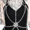 Promo 🔔 RESTYLE Fetish Chained Pentagram | HARNESS 💯 -Alternative Accessories Elegant Store restyle chained pentagram harness 1 2b6c13d3 5693 4c60 98c1 5893ee27568d 700x700