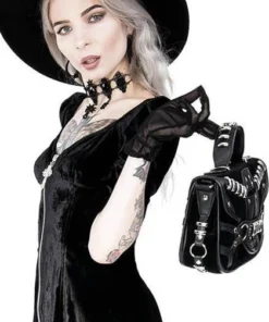 Flash Sale 🎉 RESTYLE All Coffin [Black Suede] | 👜 HANDBAG 🎁 -Alternative Accessories Elegant Store restyle coffin black suede handbag 15 9ee13945 7716 4b7d 8899 9dfb8cf7837f 700x700
