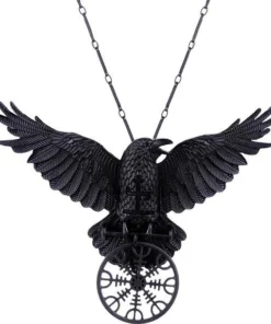 Buy 😀 RESTYLE Mens Accessories Helm Of Awe Raven | PENDANT 🧨
