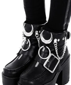 Outlet ✨ RESTYLE The Moon Iron Moon | 👟 SHOE CUFFS 😉 -Alternative Accessories Elegant Store restyle iron moon shoe cuffs 3 a8cf9a59 767c 4f7a 9410 a7ccc47457df 700x700