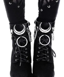 Outlet ✨ RESTYLE The Moon Iron Moon | 👟 SHOE CUFFS 😉 -Alternative Accessories Elegant Store restyle iron moon shoe cuffs 6 87a043d6 668c 4689 b14f 00777eb59c4c 700x700